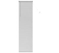 vidaXL Venetian Blinds Height Adjustable Silver 220 x 55 cm Aluminium, Modern Rectangular Venetian Blinds, Durable Kitchen, Adjustable Indoor, Privacy, Light Control, Matte Finish