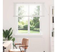 vidaXL Venetian Blinds Height Adjustable White 130 x 130 cm Aluminium, Modern Rectangular Venetian Blinds, Durable Kitchen, Adjustable Indoor, Privacy, Light Control, Matte Finish