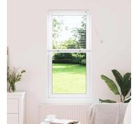 vidaXL Venetian Blinds Height Adjustable White 130 x 55 cm Aluminium, Modern Rectangular Venetian Blinds, Durable Kitchen, Adjustable Indoor, Privacy, Light Control, Matte Finish