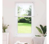 vidaXL Venetian Blinds Height Adjustable White 130 x 80 cm Aluminium, Modern Rectangular Venetian Blinds, Durable Kitchen, Adjustable Indoor, Privacy, Light Control, Matte Finish