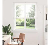 vidaXL Venetian Blinds Height Adjustable White 175 x 110 cm Aluminium