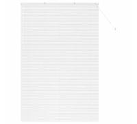 vidaXL Venetian Blinds Height Adjustable White 220 x 140 cm Aluminium, Modern Rectangular Venetian Blinds, Durable Kitchen, Adjustable Indoor, Privacy, Light Control, Matte Finish