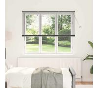 vidaXL Venetian Blinds Manual Dark Grey 175 x 160 cm Aluminium