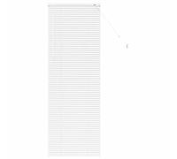 vidaXL Venetian Blinds Height Adjustable White 175 x 55 cm Aluminium, Modern Rectangular Venetian Blinds, Durable Kitchen, Adjustable Indoor, Privacy, Light Control, Matte Finish