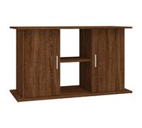vidaXL: Versatile Aquarium Stand for Fish Tank, Brown Oak Engineered Wood, Perfect for Home Decor with Ample Storage