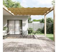 vidaXL Vertical Awning Beige 140x800 cm Oxford Fabric