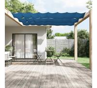 vidaXL Vertical Awning Blue 60x420 cm Oxford Fabric NEW