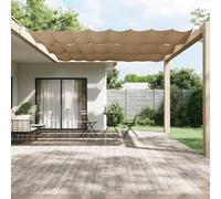 (taupe, 140 x 420 cm) vidaXL Vertical Awning Oxford Fabric Patio Balcony Awning Multi Colours/Sizes