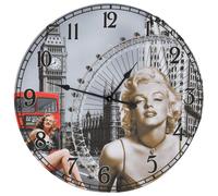 vidaXL Vintage Wall Clock 60 cm Analog Clock Decoration Bedroom Indoor Clock