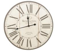 vidaXL Vintage Wall Clock - 60cm MDF Frame, Multicolour, Retro Design, Easy-to-Read Large Analog for Home/Office