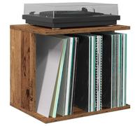 vidaXL Vinyl Record Storage Oak Wood 42 x 33 x 36 cm Engineered Wood