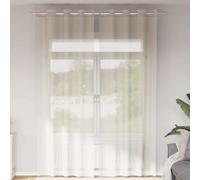 vidaXL Voile Curtains with Grommets 2 pcs Cream 140x260 cm
