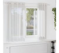 Voile Curtains Drape Window Curtain Window Drape Window Covering vidaXL