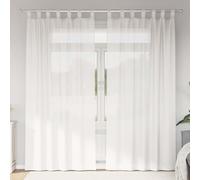Voile Curtains 2pcs White 140x225cm 100% Polyester Sheer Grommet Top airy design