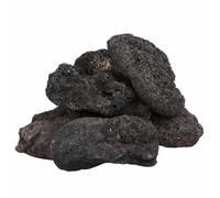 vidaXL Volcanic Rocks 10 kg Black 10-30 cm