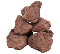 vidaXL Volcanic Rocks Lava Accent Stones for Aquariums, Landscaping, and Gardening - Red, 10 kg