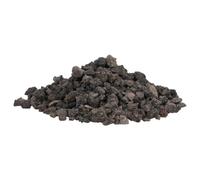 vidaXL Volcanic Rocks 25 kg Black 1-2 cm