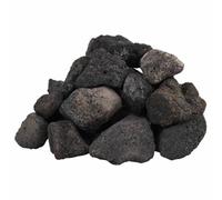 vidaXL Volcanic Rocks 25 kg Black 5-8 cm, Black