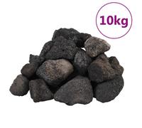 vidaXL Natural Volcanic Rocks Black Lava Accent Stones - Aquariums, Fish Tanks & Landscaping - 10kg