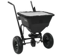 vidaXL Walk Behind Salt Spreader 106x73x76cm 45L Lawn Fertiliser Gritter Wagon