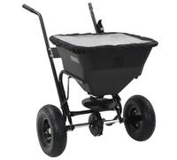 vidaXL Walk Behind Salt Spreader PVC and Steel 106x73x76 cm 45 L