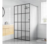 vidaXL Walk-in Shower Screen Clear Tempered Glass 80x195 cm