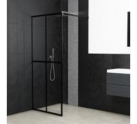 vidaXL Walk-in Shower Screen Clear Tempered Glass 80x195 cm