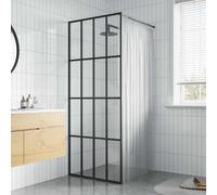 Vidaxl Walk-In Shower Screen Clear Tempered Glass 90X195 Cm