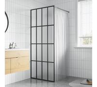 Vidaxl Walk-In Shower Screen Frosted Tempered Glass 90X195 Cm