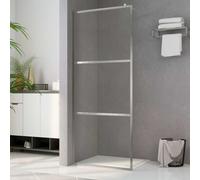 vidaXL Walk-in Shower Wall with Clear ESG Glass 90x195 cm