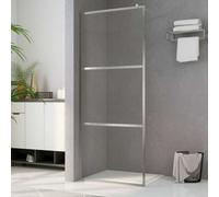 Vidaxl Walk-In Shower Wall With Clear Esg Glass 90X195 Cm