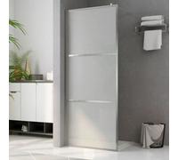 Vidaxl Walk-In Shower Wall With Whole Frosted Esg Glass 80X195 Cm