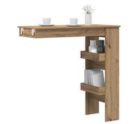 vidaXL Wall Bar Table Artisan Oak 102x45x103.5 cm Engineered Wood