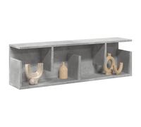 vidaXL Wall Cabinet 100x20x30 cm Concrete Grey Engineered Wood