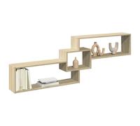 vidaXL Wall Cabinet 158x18x53 cm Sonoma Oak Engineered Wood