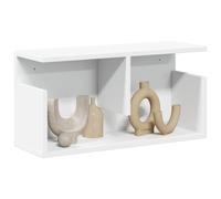 vidaXL White Wooden Wall Cabinet 60 x 20 x 30cm - Size: 30 x 20 x 60cm - Wilko