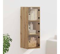 vidaXL Wall Cabinet Artisan Oak 35 x 37 x 102 cm Engineered Wood