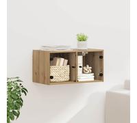 vidaXL Wall Cabinet Artisan Oak 68 x 37 x 35 cm Engineered Wood