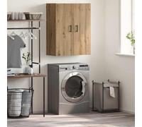 vidaXL Wall Cabinet Artisan Oak 69.5 x 34 x 90 cm Engineered Wood