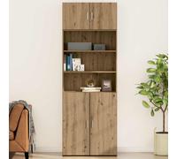 VidaXL Wall Cabinet Artisan Oak 80 X 42.5 X 40 Cm Engineered Wood