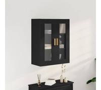 vidaXL Wall Cabinet Black Wood