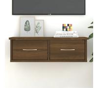 Vidaxl Wall Cabinet Brown Oak 60X26X18.5 Cm Engineered Wood