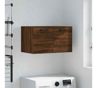 vidaXL Wall Cabinet Brown Oak 60x36.5x35 cm Engineered Wood 05 UK HOT