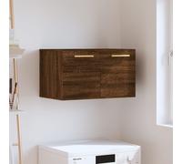 vidaXL Wall Cabinet Brown Oak 60x36.5x35 cm Engineered Wood