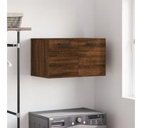 Vidaxl Wall Cabinet Brown Oak 60X36.5X35 Cm Engineered Wood, Brown