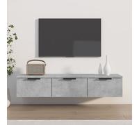 Vidaxl Wall Cabinet Concrete Grey 102X30X20 Cm Engineered Wood