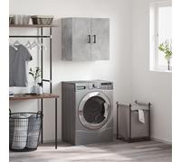 vidaXL Wall Cabinet Concrete Grey 60x31x60 cm Engineered Wood