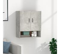 vidaXL Wall Cabinet Concrete Grey 60x31x70 cm Engineered Wood