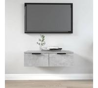 Vidaxl Wall Cabinet Concrete Grey 68X30X20 Cm Engineered Wood