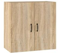 vidaXL Wall Cabinet Floating TV Unit Sideboard Entertainment Centre Wall Mounted Hanging Cabinet TV Console Media Unit Sonoma Oak Engineered Wood